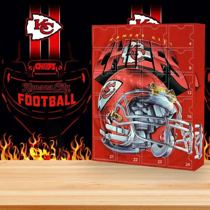 PRE-SALE> Kansas City Chiefs Advent Calendar - 24 Gifts Are In It